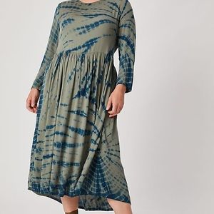 Anthropologie tie dye midi, size L